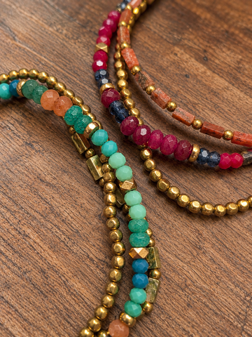 Ocean Bejeweled Bracelet Set