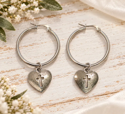 Heart of Faith Earrings