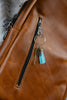 Sueded Tassel Keychain