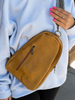 Leather Sling Backpack