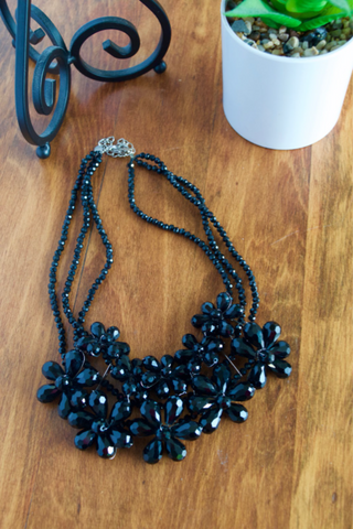 Stunning in Black Necklace