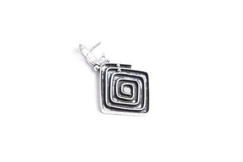 Square Spiral Pendant