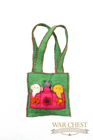 Finger Puppet Purse: Colors Vary