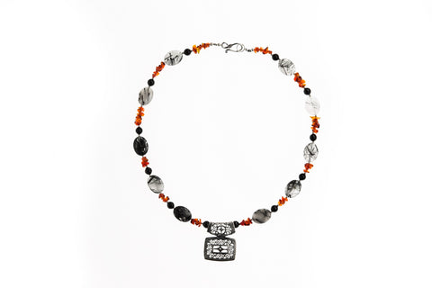 Garnet & Agate Necklace