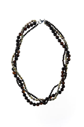 Green Pearl & Agate Necklace