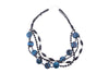 Azurite Malachite & Agate Neck