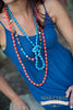 Long Paper Necklace: Colors & Styles Vary