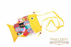 Fish Shoulder Bag: Colors Vary