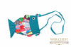 Fish Shoulder Bag: Colors Vary