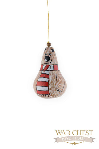 Polar Bear Gourd Ornament