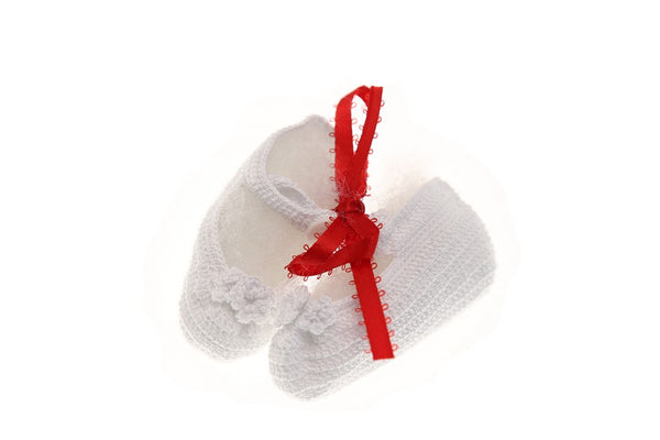 Crocheted Baby's 1st Ornament