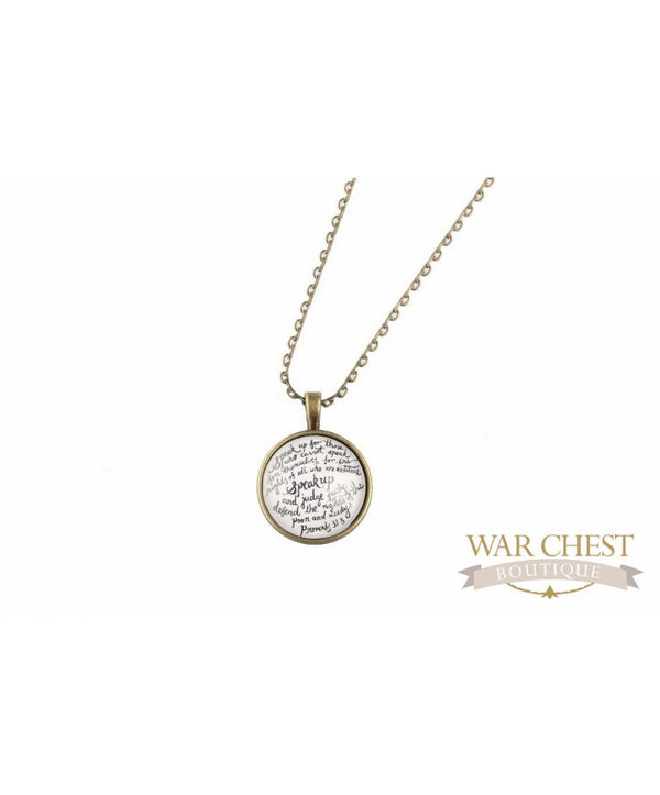 Speak Up Necklace 32"