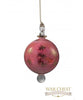 Star Ball Glass Ornament Red - Ornaments - WAR Chest Boutique