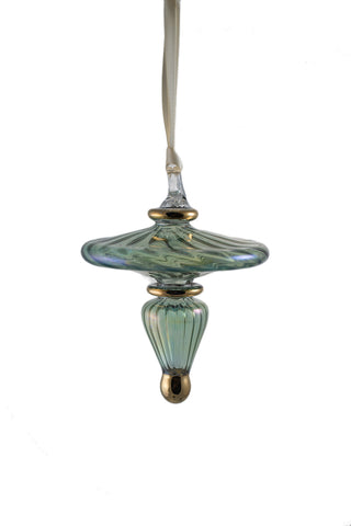 Solid Finial Ornament Green