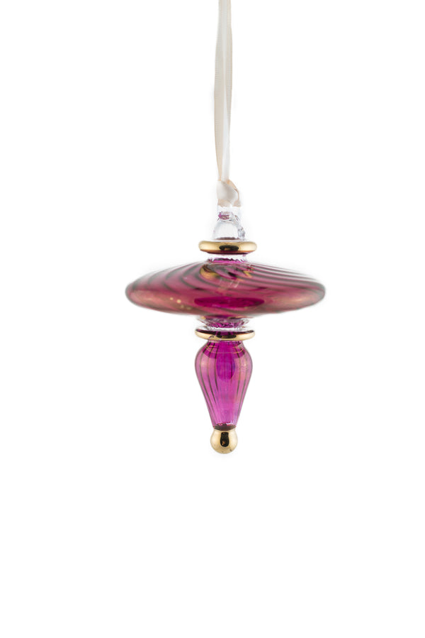 Solid Finial Ornament Purple