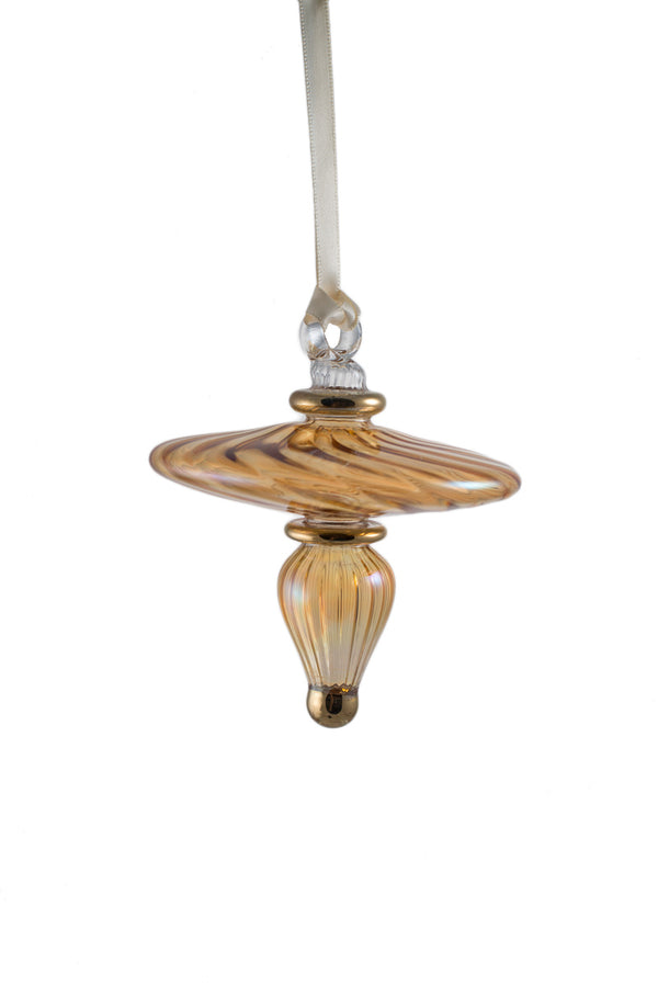 Solid Finial Ornament Yellow