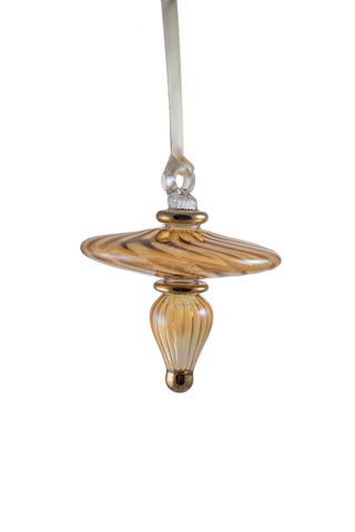 Solid Finial Ornament Yellow