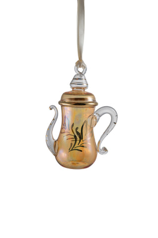 Coffeepot Ornament Yellow