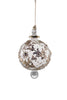 Gold Design Ball Ornament Clear