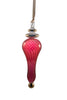 Swirl Finial Ornament Red