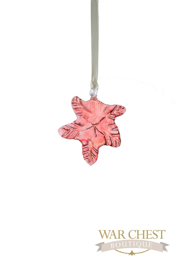 Maple Leaf Glass Ornament - Ornaments - WAR Chest Boutique