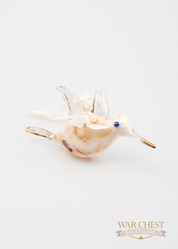 Small Ceramic Hummingbird Yellow - Ornaments - WAR Chest Boutique