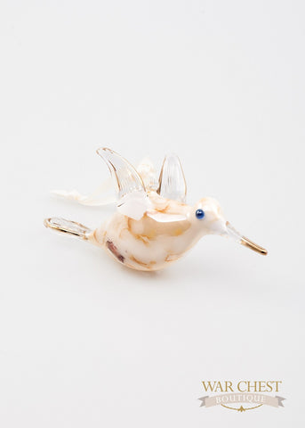 Small Ceramic Hummingbird Yellow - Ornaments - WAR Chest Boutique