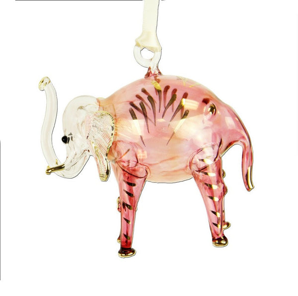 Elephant Ornament Red - Ornaments - WAR Chest Boutique