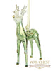 Reindeer Ornament Green - Ornaments - WAR Chest Boutique