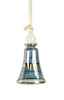 Small Bell Ornament Blue - Ornaments - WAR Chest Boutique