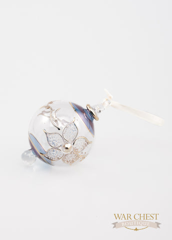 Flower Ball Blue & Gold