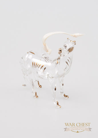 Horse Ornament Clear - Ornaments - WAR Chest Boutique