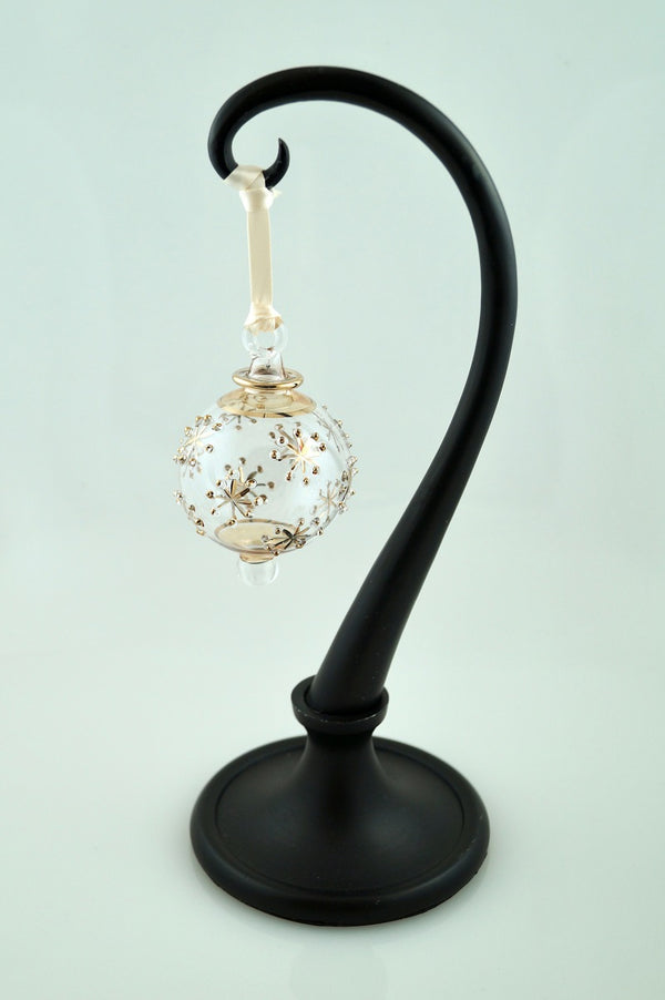 Snowflake Ball Ornament in Yellow - Ornaments - WAR Chest Boutique