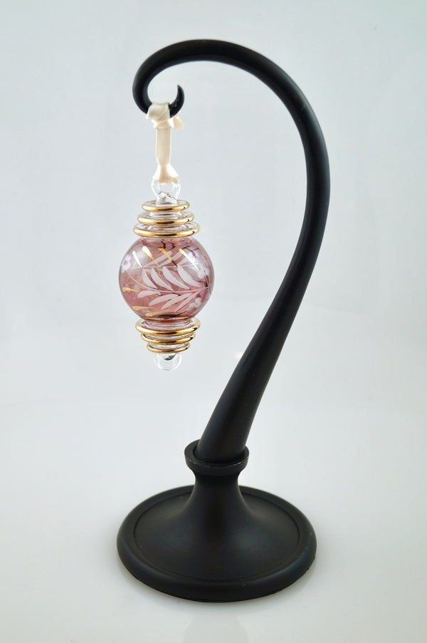 Cap Floral Ball Ornament in Purple - Ornaments - WAR Chest Boutique