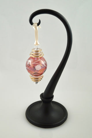 Cap Floral Ball Ornament in Red - Ornaments - WAR Chest Boutique