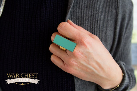 Lorraine Ring Teal