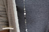 Long Silver Circle Necklace for Women - Jewelry - WAR Chest Boutique
