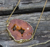 Gold & Geode Necklace