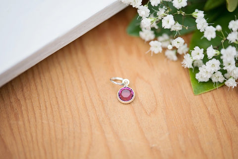 February Birthstone Charm