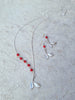 Red Leaf Earrings