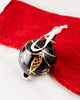 Black and Gold Ball Ornament - Ornaments - WAR Chest Boutique
