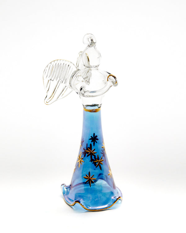 Simple Angel Ornament Blue