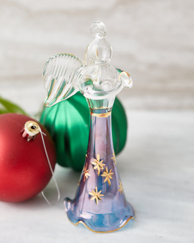 Simple Angel Ornament Blue - Ornaments - WAR Chest Boutique