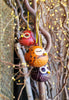 Sleepy Owl Gourd Ornament
