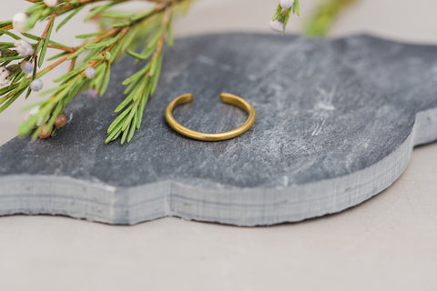 Riviera Brass Ring for Women - Jewelry - WAR Chest Boutique