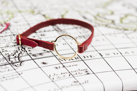 Crimson/Gold Wrap Bracelet for Women - Jewelry - WAR Chest Boutique