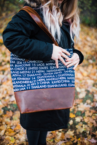 Navy WAR Remembrance Tote for Women - Handbags - WAR Chest Boutique
