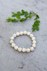 Large Howlite Crackle Bracelet
