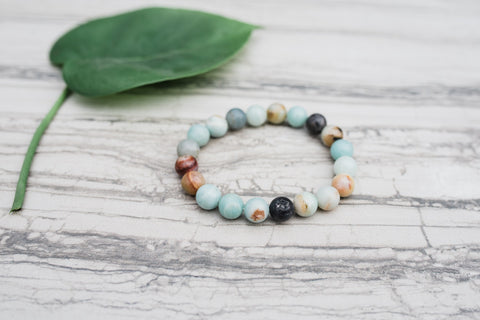 Amazonite Bracelet for Women - Jewelry - WAR Chest Boutique