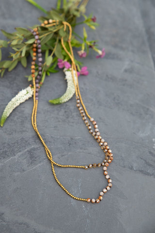 Sand Dune Beaded Necklace